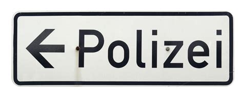 German Sign Transparent Png Polizei Police 8550624 Png