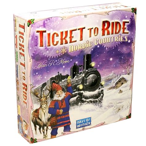 Настольная игра Ticket to Ride: Nordic Countries (Билет на поезд ...