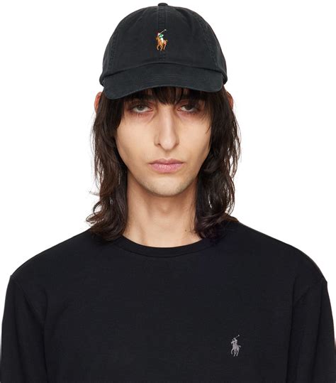 Polo Ralph Lauren Black Ball Cap Polo Ralph Lauren