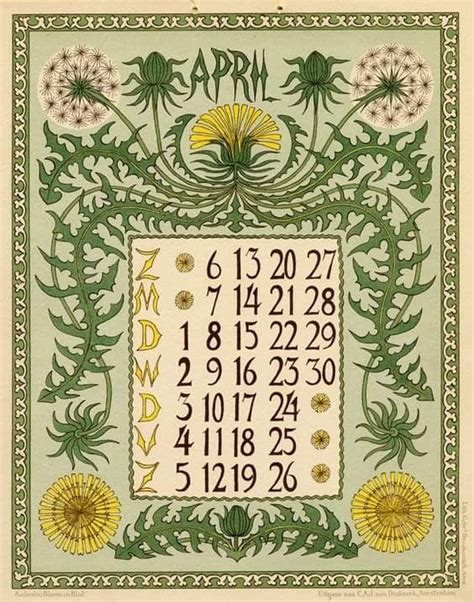Pin by Ирина Сотникова-Татарская on календари | Art nouveau ...