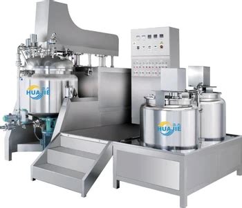 Huajie Vacuum Homogenizer Emulsifier Hydraulic Lifting Ointment Body