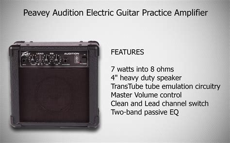 Peavey Audition Electric Guitar Practice Amplifier The Guitar Store