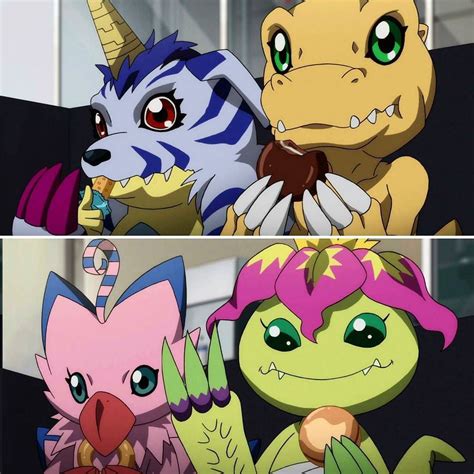 Agumon And Biyomon