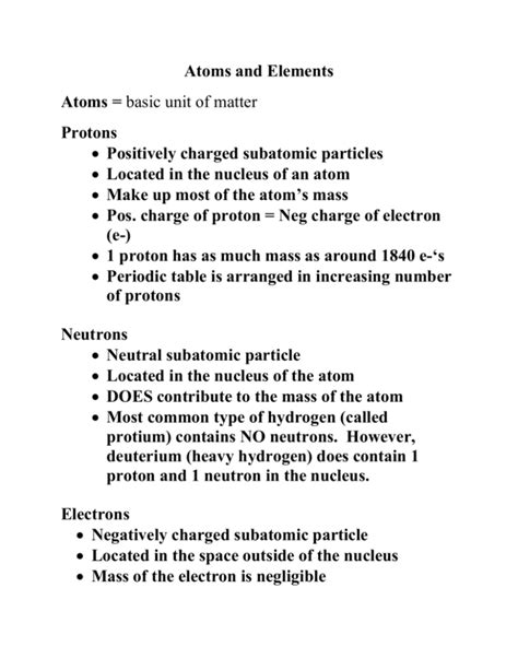 Atomic Mass