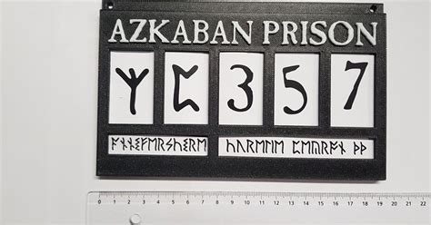 AZKABAN Prison sign by Menfoo | Download free STL model | Printables.com