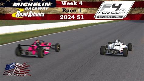 Fia Formula Challenge Fixed Road Atlanta Iracing Road Week