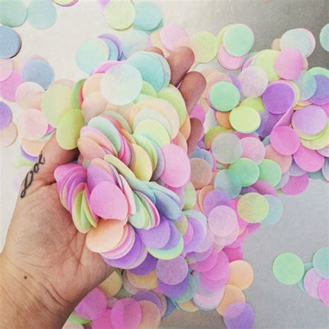 Confettis Ronds En Papier De Soie G Ballons De Remplissage Pois