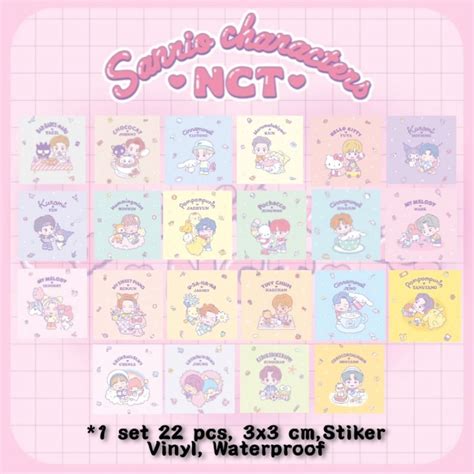 Jual Stiker Nct Sanrio Sq Sticker Set Set Pcs Shopee Indonesia