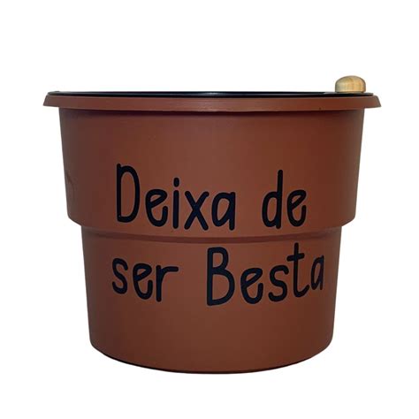 Vaso Autoirrigável Deixa de Ser Besta Coleção I Love Nordeste