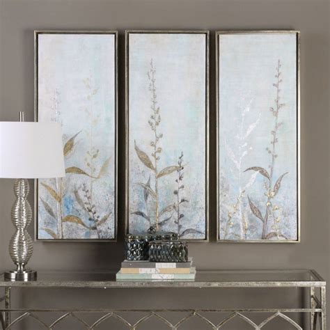 Uttermost Shining Florals Wall Art Set Of 3 35342 Wall Art Sets