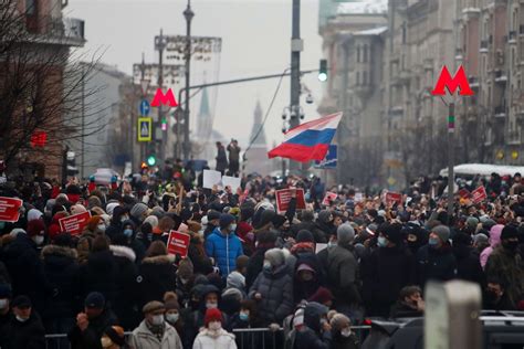 In Piazza Per Navalny Oltre Mille Fermati