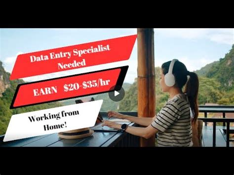 Data Entry Specialist Needed Earn 20 35 Hr Working From Home YouTube