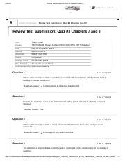 Review Test Submission Quiz Chapters And Pdf