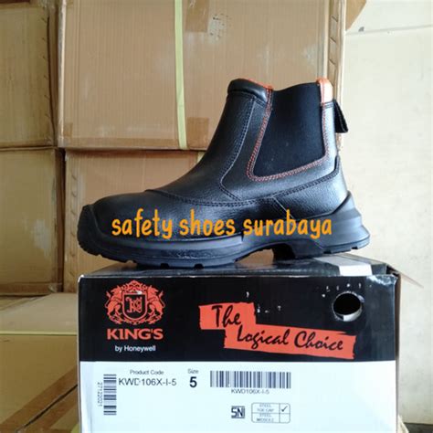 Jual Sepatu Safety King S KWD 106 X WARNA HITAM ORIGINAL Kota