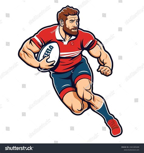 Rugby Players Cartoon Royalty-Free Images, Stock Photos & Pictures | Shutterstock