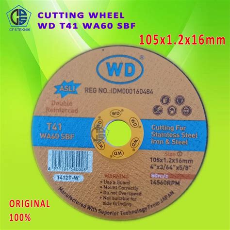 Jual Batu Gerinda In Wd T X Cutting Disc In Wa Gerinda