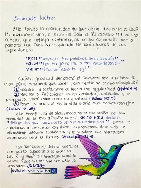 Carta Modelo Jw En Escritura De Cartas Cartas De Animo Ejemplo