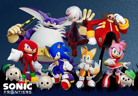 Daily Sonic Renders On Twitter The Main Cast Of Sonic Frontiers