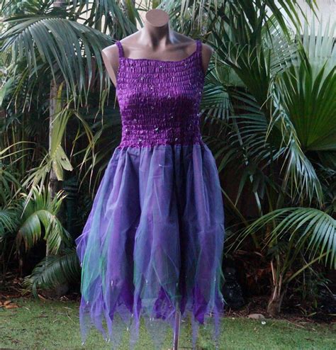 Plus Size Fairy Dress Adult Size Party Costume With Wings Etsy