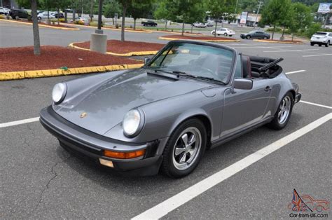 1986 PORSHE 911 CARRERA CABRIOLET