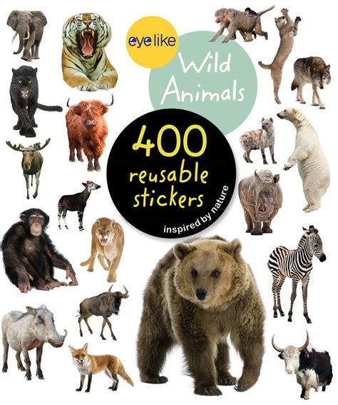 Eyelike Stickers: Wild Animals - Linden Tree Books