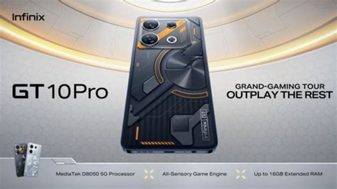 Infinix GT 20 Pro HP Gaming Canggih Dengan Layar 144Hz Kamera 108MP