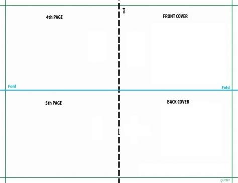 Quarter Fold Card Template Addictionary Intended For Blank Quarter