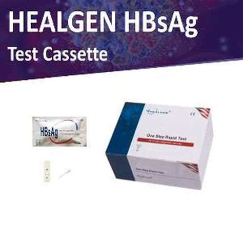 Healgen Hbsag Test Cassette Test Box