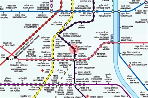 Jawaharlal Nehru Stadium Station Map Delhi Metro