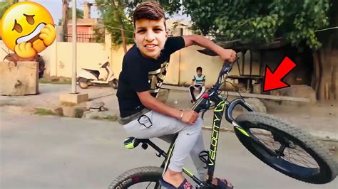 Piyush Ne New Cycle Pa Stunt Maar Piyush Ki New Cycle Sourav Joshi Vlogs 😳😂 Youtube