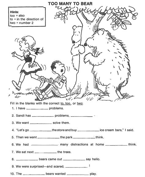 Free Language Arts Worksheets