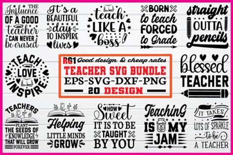 Teacher Svg Bundle Bundle · Creative Fabrica