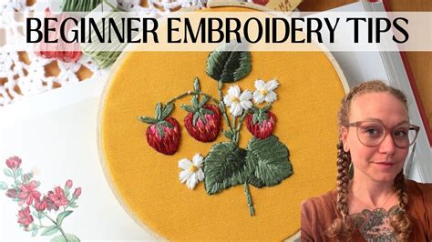 Embroidery 101 Beginner Embroidery Tips And Mistakes To Avoid Youtube