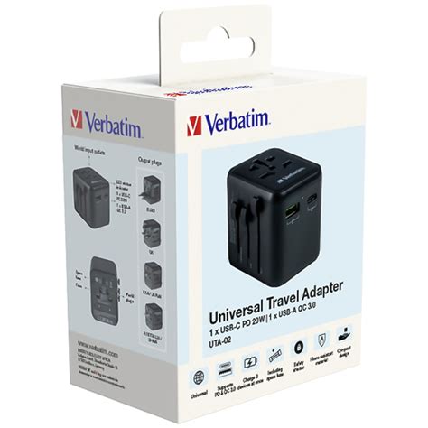 Verbatim Uta Universal Travel Adapter Wilko