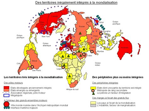 Chen Gai France Une Inégale Intégration Des Territoires Dans La