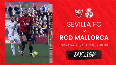 PLAY RED LIVE SEVILLA FC Vs RCD MALLORCA J 21 22 23 ENGLISH RCD