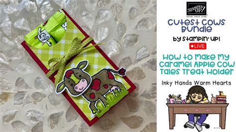 How To Make My Cow Tales Treat Holder Cutest Cows Bundle Stampin