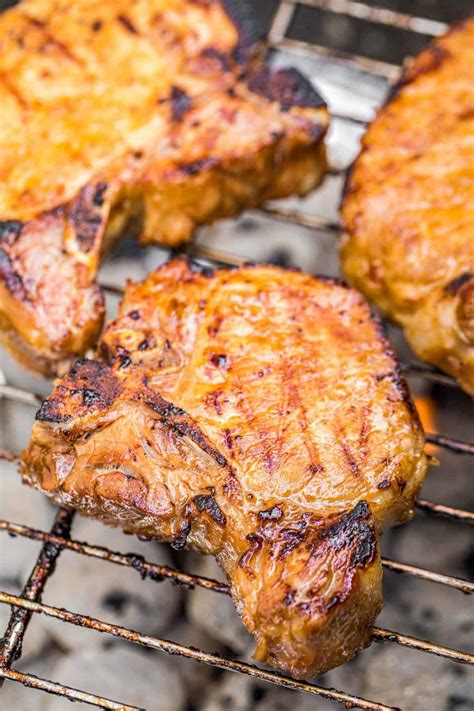 Grilled Pineapple Pork Chops Plain Chicken