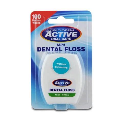 Buy Beauty Formula Mint Waxed 100m Dental Floss Life Pharmacy