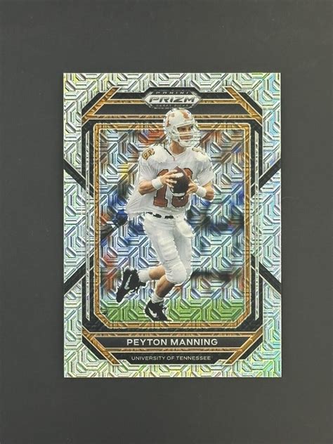 Panini Prizm Draft Peyton Manning Tennessee Vols Mojo