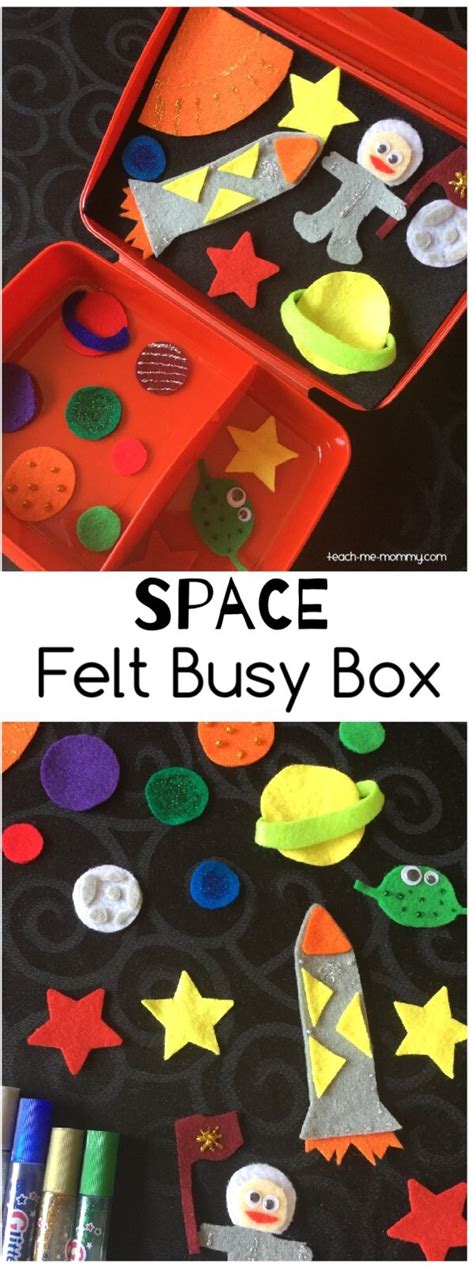 Space Felt Busy Box Teach Me Mommy