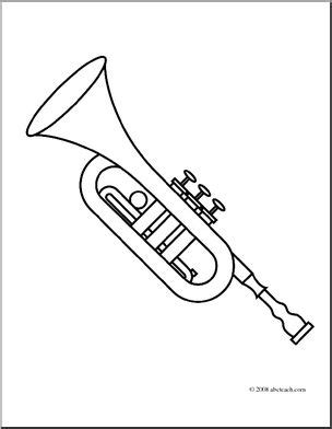 Trumpet Page Coloring Pages