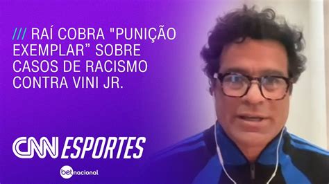 Raí cobra punição exemplar sobre casos de racismo contra Vini Jr