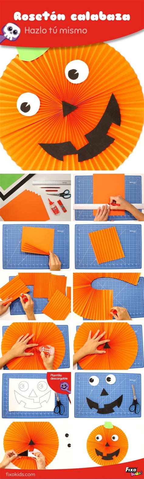 Tutorial Paso A Paso Para Hacer Una Calabaza De Papel Para Adornar Las