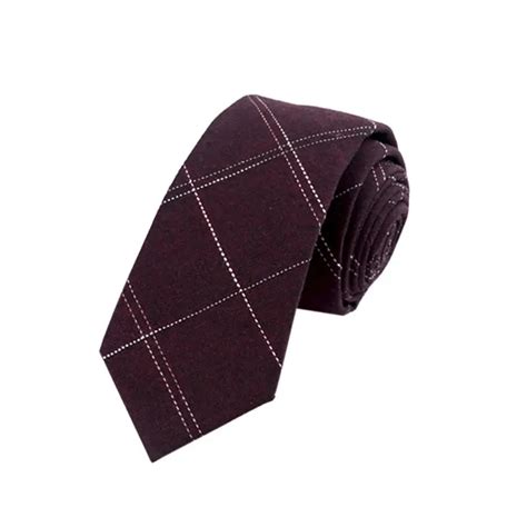 Mens Suit Tie Classic Mens Plaid Necktie Formal Wear Business