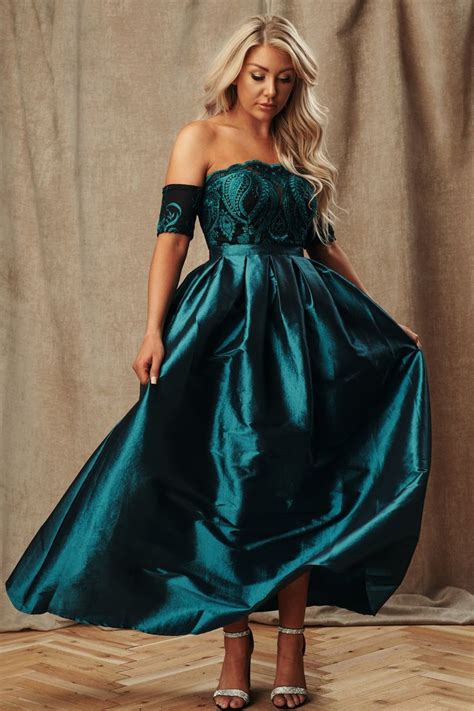 Glenda Gown Black Teal Gowns Strapless Dress Formal Formal Dresses Long