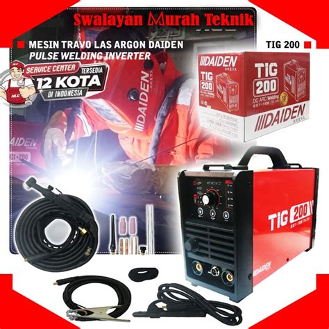 Jual Daiden Tig200 Pulse Mesin Travo Las Inverter Argon Tig 200