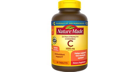 Nature Made Extra Strength Chewables Vitamin C Mg Price