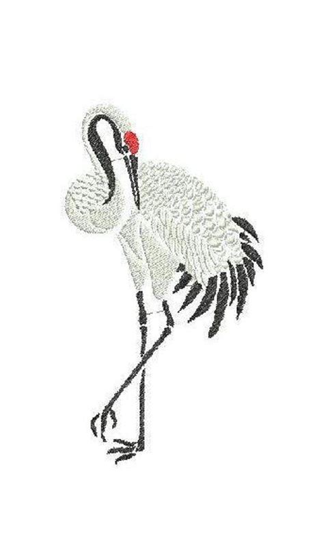 5 Crane Embroidery Design Juli History