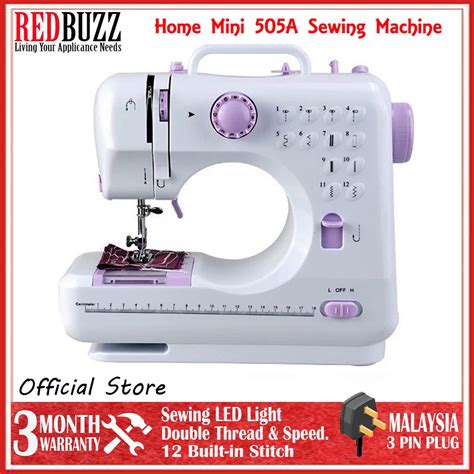 REDBUZZ Sewing Machine FHSM 505A Pro Upgraded 12 Sewing Portable Mini